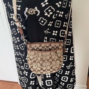 Coach Classic canvas crossbody bag